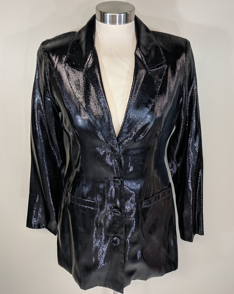 Vintage 90's Trash & Vaudeville Tripp NYC Lurex Jacket - Picture 7 of 8